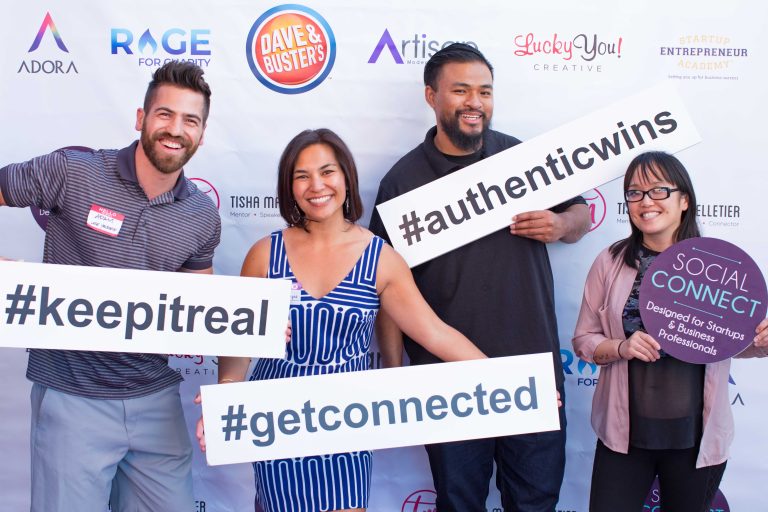 Social Connect guests at the one-year anniversary