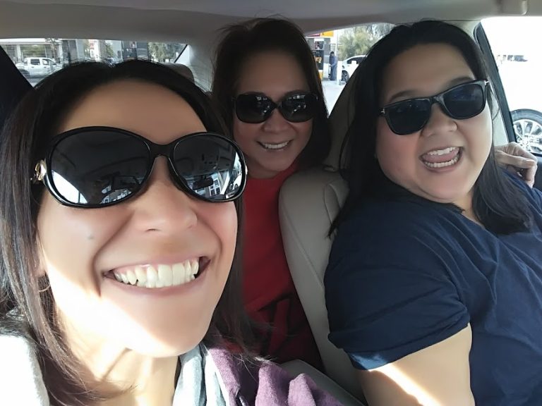 Road trip with mom and Sasha