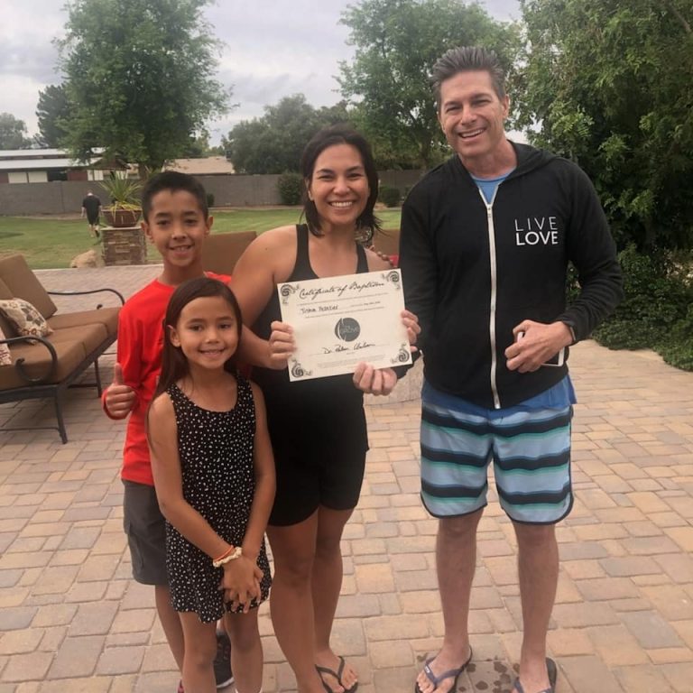 At my baptism May 19, 2019