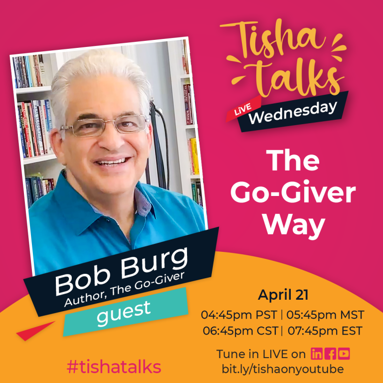 #tishatalks LIVE TEMP 03 prime color Bob Burg
